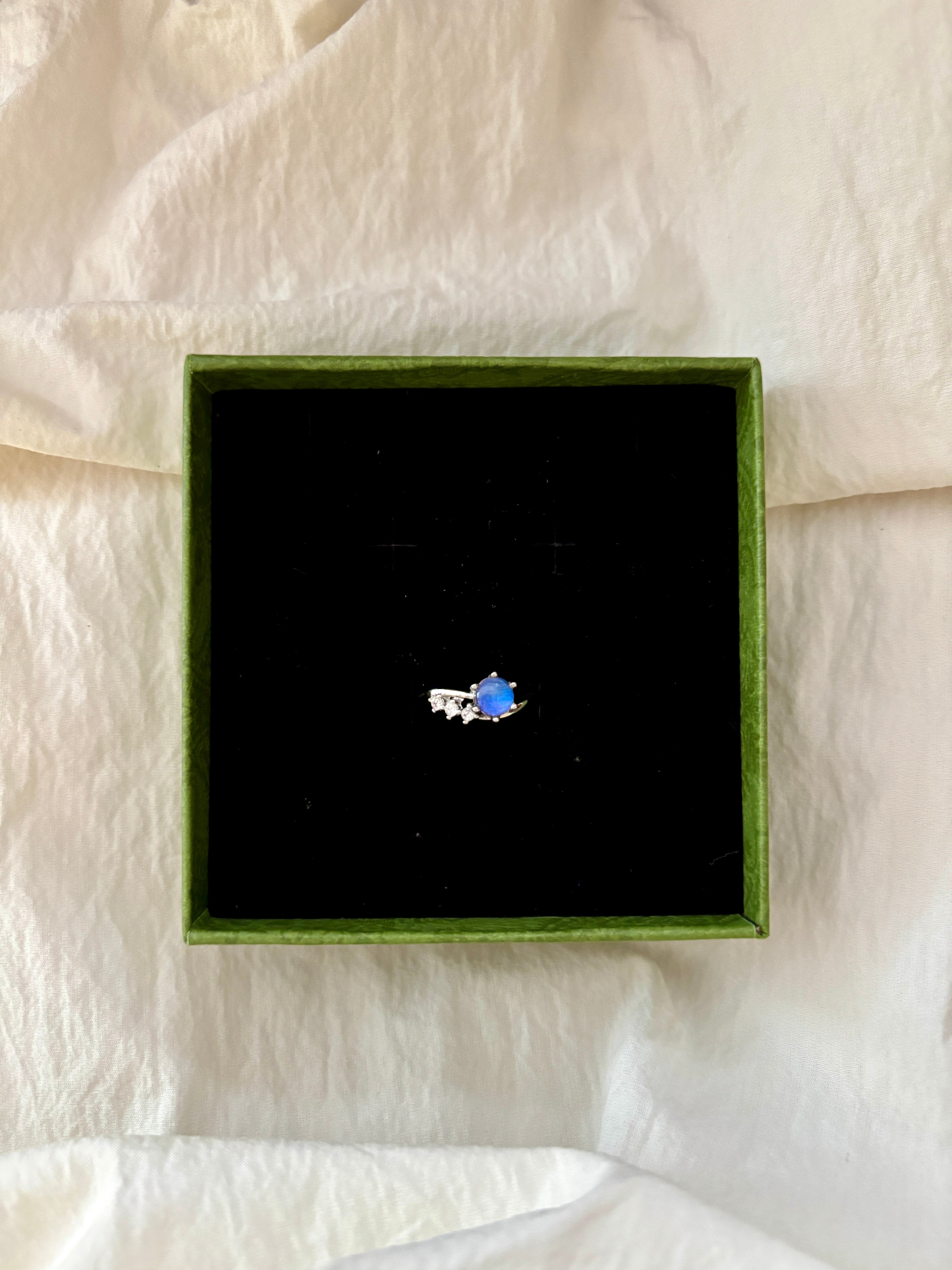 Azure Feather Ring
